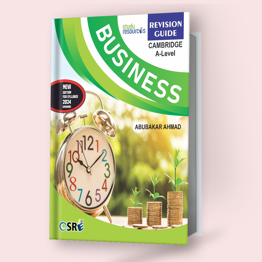 Cambridge A-Level Business (9609) Revision Guide 2024 Edition By Sir ...