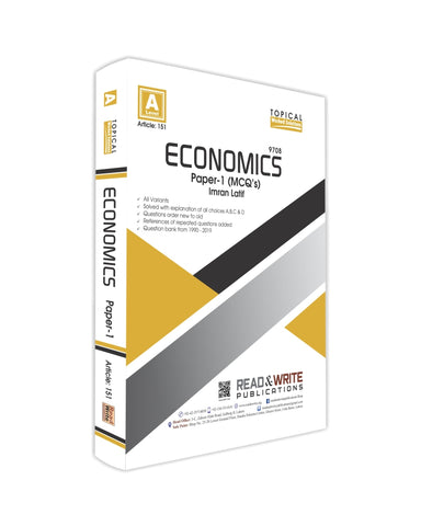 Cambridge AS-Level Economics (9708) Paper-1 MCQ's Topical R&W 151