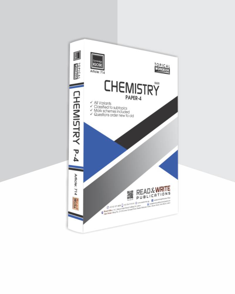 Cambridge IGCSE Chemistry (0620) P-4 Topical Workbook by Editorial Board R&W 714