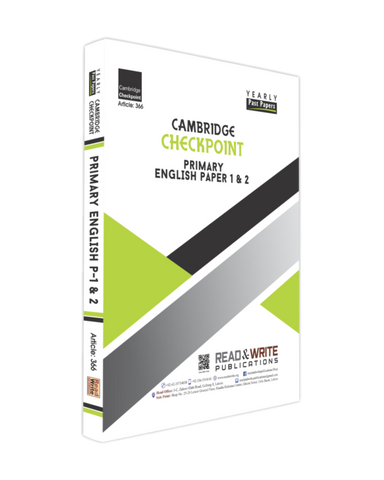 Cambridge Checkpoint Primary English Paper 1 &2 (Yearly) by Editorial Board R&W 366