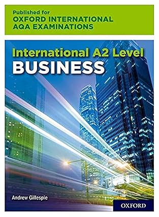 Oxford AQA International A2 Level Business Course Book