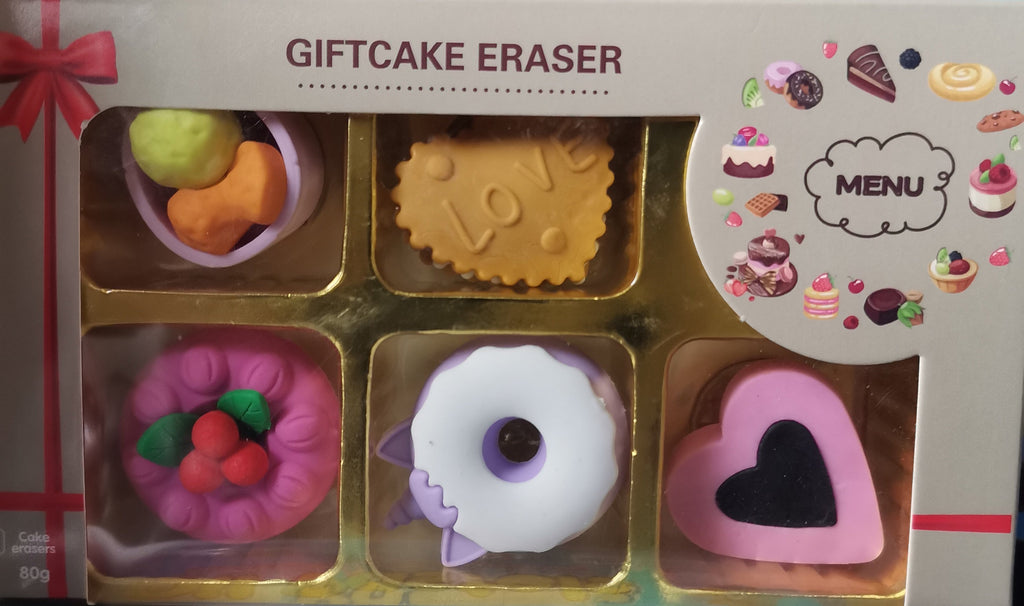 Gift Cake Eraser