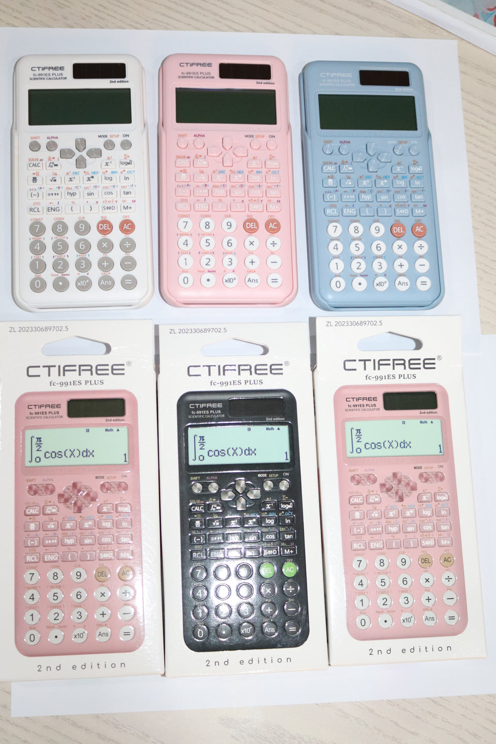 CTIFREE Calculator FC-991ES PLUS