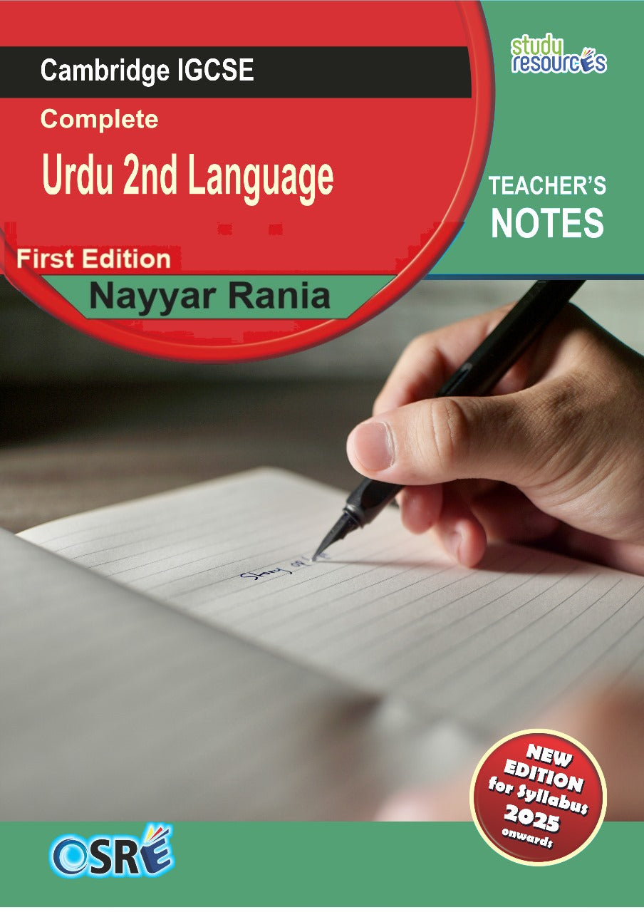 Cambridge IGCSE Urdu 2nd Language (0539) by Maa'am. Nayyar Rania