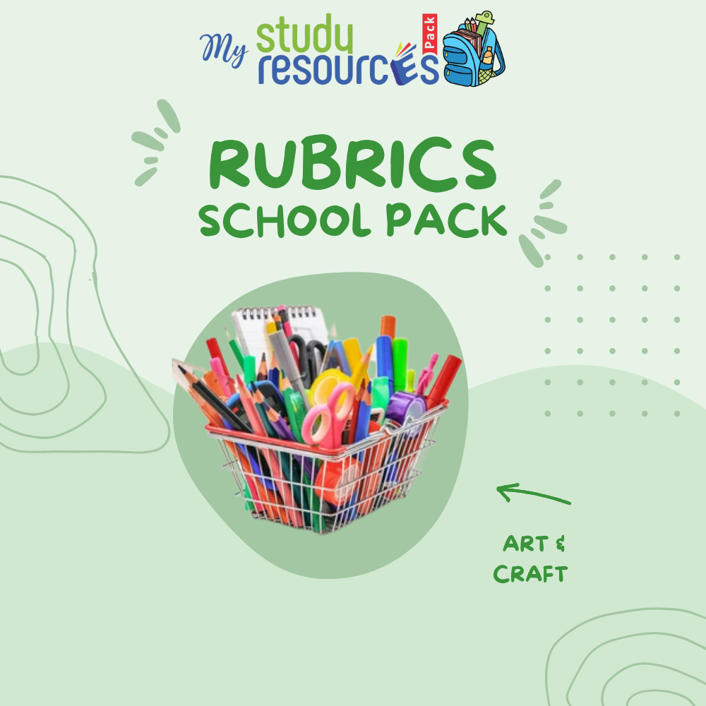 Rubrics School Cass 1 Art & Craft Pack