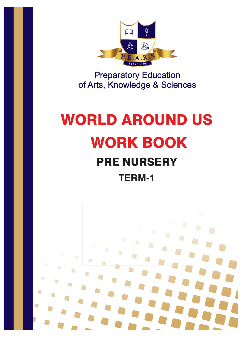 PEAKS Pre Nursery Workbook Pack Term 1