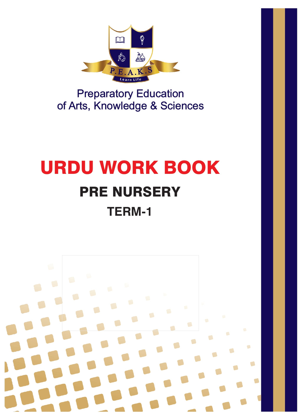 PEAKS Pre Nursery Workbook Pack Term 1