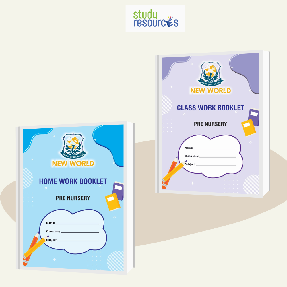 New World Classwork + Homework Booklet for Pre-Nursery