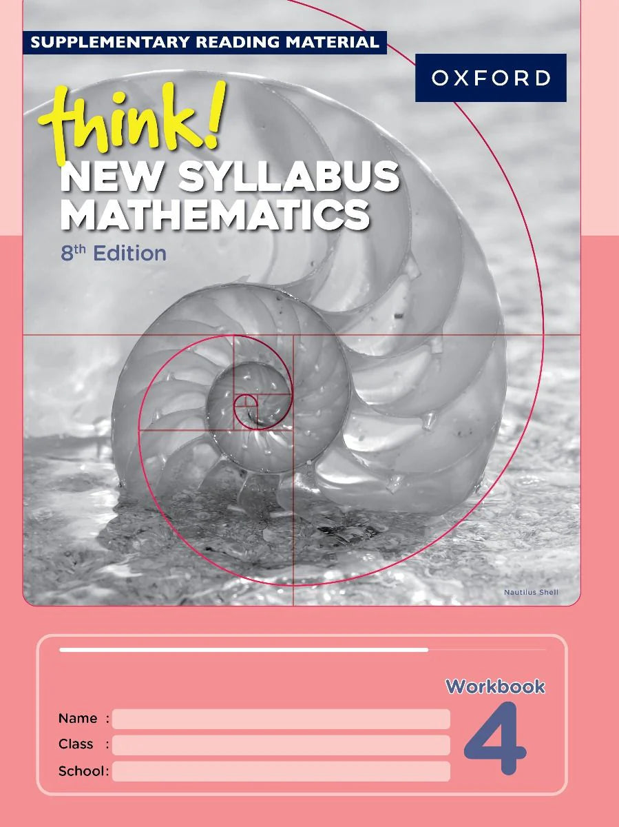 Oxford Think New Syllabus Mathematics Workbook 4 (8th edition) For Cambridge O-Level & IGCSE