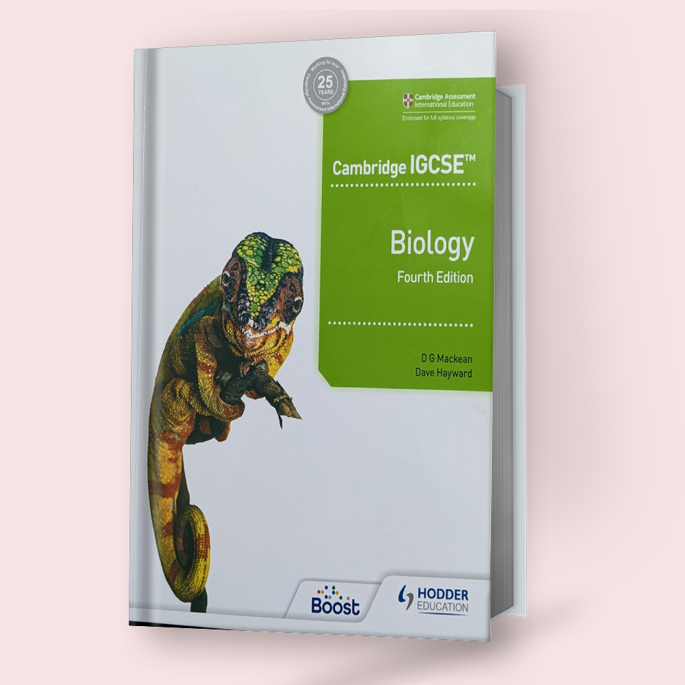 Cambridge IGCSE Biology (0610) 4th Edition Hodder Course Book (Paper Back Edition)