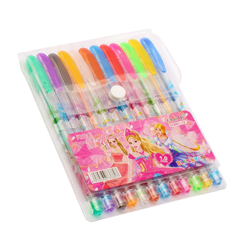 Glitter Pen Set Pack of 12 Multi Color