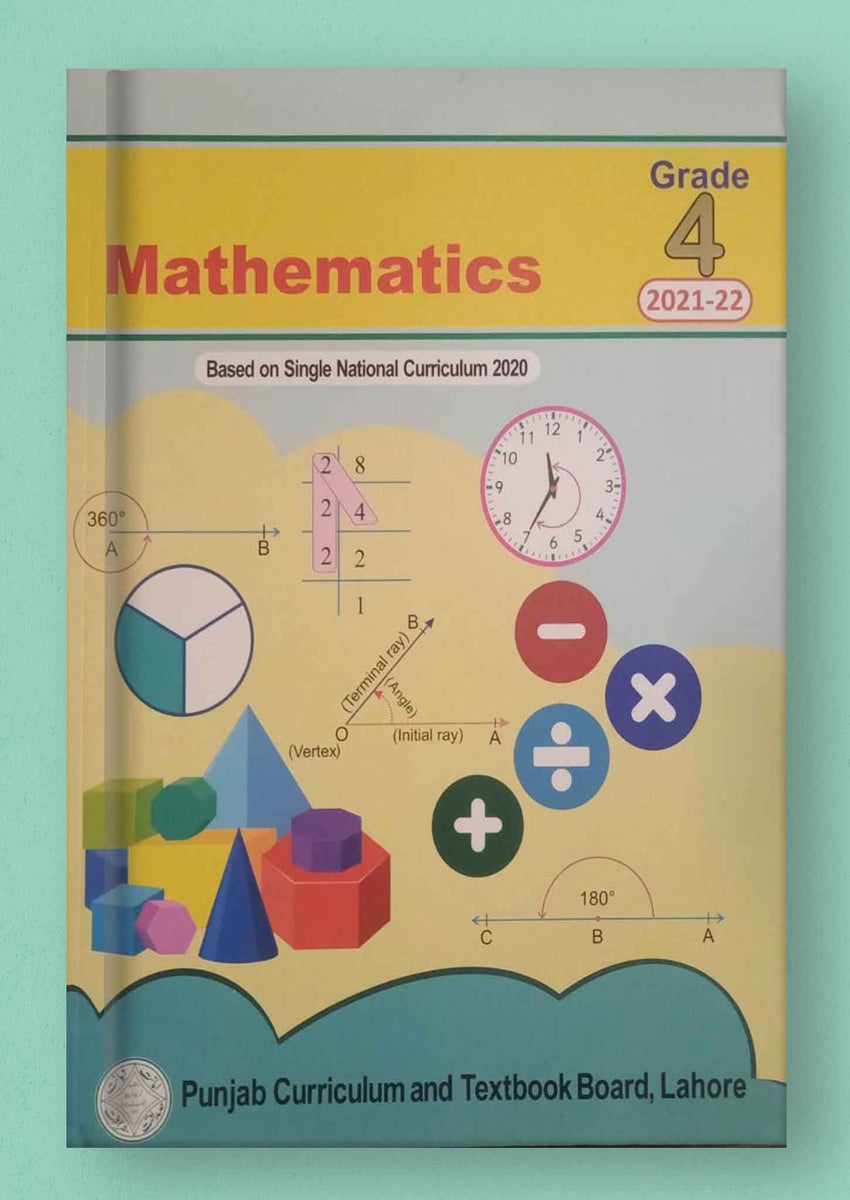 Class 4 Mathematics Textbook (Punjab Text Board) – Study Resources