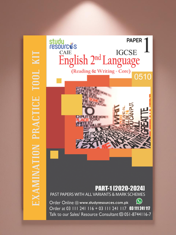 Cambridge IGCSE English 2nd Language (0510) P-1 Past Papers Part-1 (2020-2024)