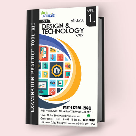 Cambridge AS-level Design and Technology (9705) P-1 Past Papers (2020-2023)