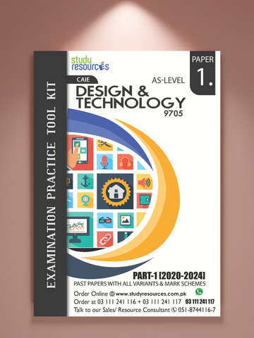 Cambridge AS-Level Design and Technology (9705) P-1 Past Papers Part-1 (2020-2024)