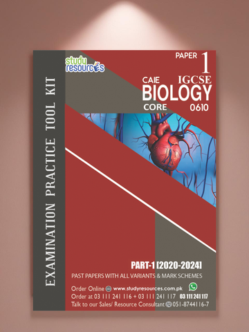 Cambridge IGCSE Biology (0610) P-1 Past Papers Part-1 (2020-2024) Core