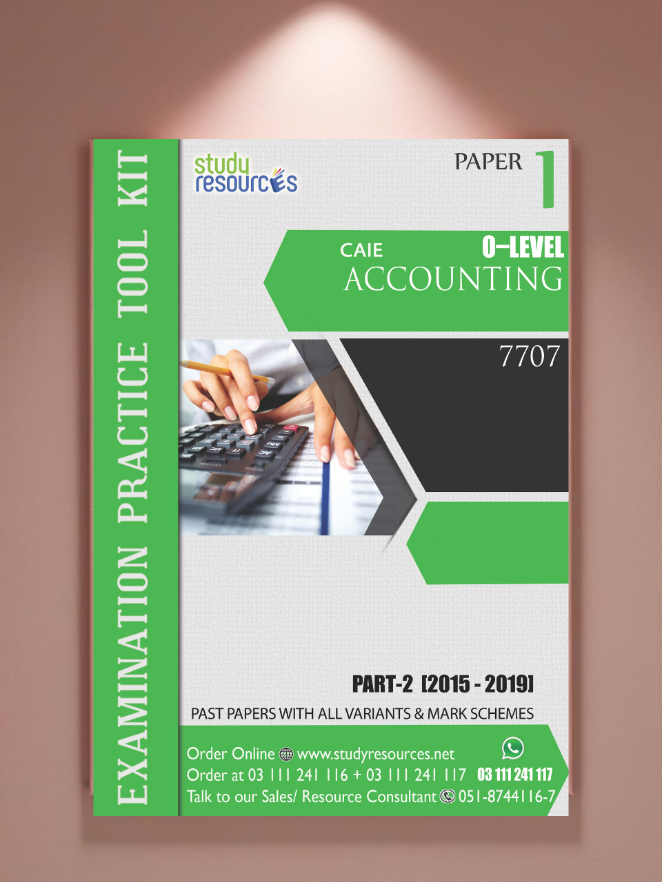 Cambridge O-Level Accounting (7707) P-1 Past Papers Part-2 (2015-2019)