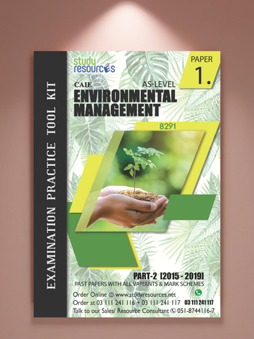 Cambridge AS-Level Environmental Mgt (8291) P-1 Past Papers Part-2 (2015-2019)