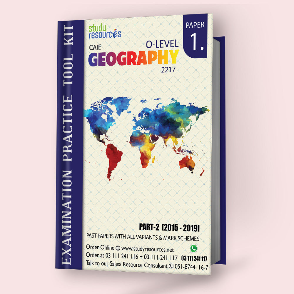 Cambridge O-Level Geography (2217) P-1 Past Papers Part-2 (2015-2019)