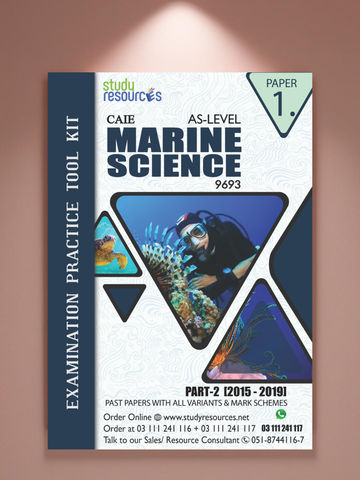 Cambridge AS-Level Marine Science (9693) P-1 Past Papers Part-2 (2015-2019)