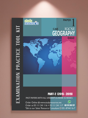 Cambridge IGCSE Geography (0460) P-1 Past Papers Part-2 (2015-2019)