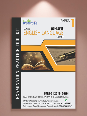 Cambridge AS-Level English Language (9093) P-1 Past Papers Part-2 (2015-2019)