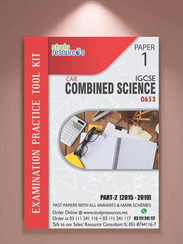 Cambridge IGCSE Combined Science (0653) P-1 Past Papers Part-2 (2015-2019)