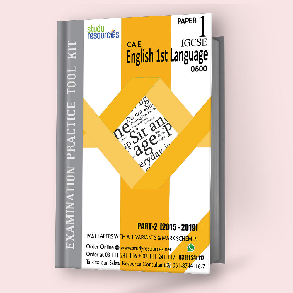 Cambridge IGCSE English 1st Language (0500) P-1 Past Papers Part-2 (2015-2019)