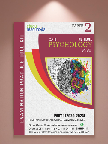 Cambridge AS-Level Psychology (9990) P-2 Past Papers Part-1 (2020-2024)