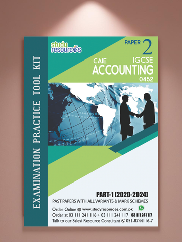 Cambridge IGCSE Accounting (0452) P-2 Past Papers Part-1 (2020-2024)