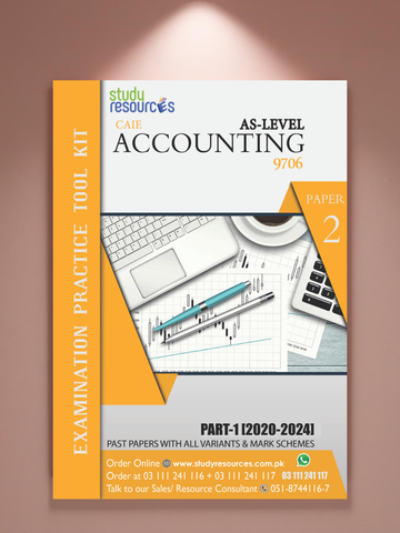 Cambridge AS-Level Accounting (9706) P-2 Past Papers Part-1 (2020-2024)