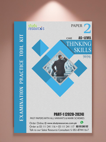 Cambridge AS-Level Thinking Skills (9694) P-2 Past Papers Part-1 (2020-2024)