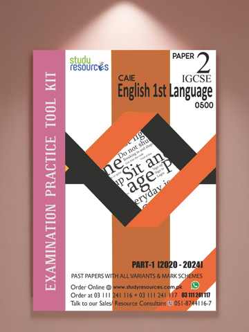 Cambridge IGCSE English 1st Language (0500) P-2 Past Papers Part-1 (2020-2024)