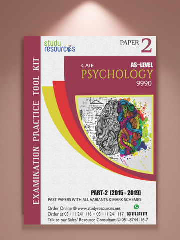 Cambridge AS-Level Psychology (9990) P-2 Past Papers Part-2 (2015-2019)