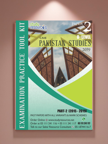 Cambridge O-Level Pakistan Studies (2059) P-2 (Geography) Past Papers Part-2 (2015-2019)