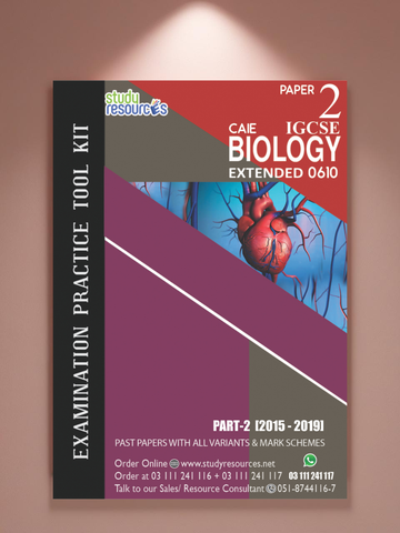 Cambridge IGCSE Biology (0610) P-2 Past Papers Part-2 (2015-2019) Extended