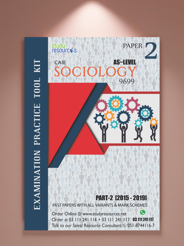 Cambridge AS-Level Sociology (9699) P-2 Past Papers Part-2 (2015-2019)