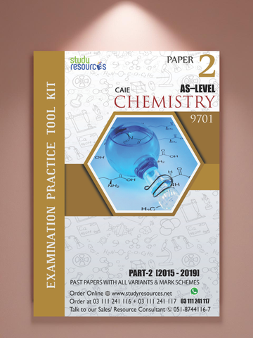 Cambridge AS-Level Chemistry (9701) P-2 Past Papers Part-2 (2015-2019)