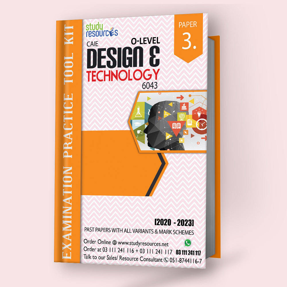 Cambridge O-Level Design & Technology (6043) P-3 Past Papers (2020-2023)