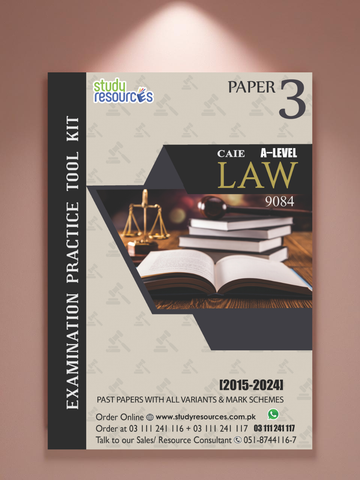 Cambridge A-Level Law (9084) P-3 Past Papers (2015-2024)