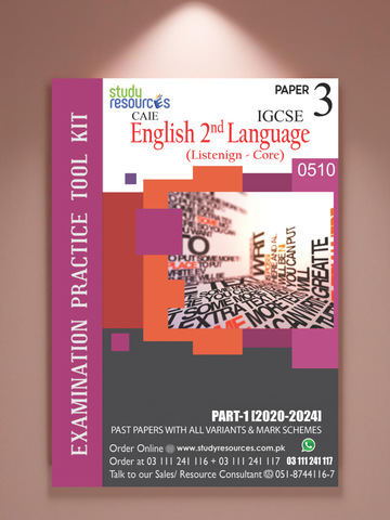 Cambridge IGCSE English 2nd Language (0510) P-3 Past Papers Part-1 (2020-2024)