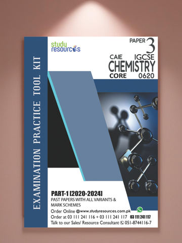 Cambridge IGCSE Chemistry (0620) P-3 Past Papers Part-1 (2020-2024) Core