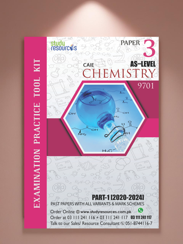 Cambridge AS-Level Chemistry (9701) P-3 Past Papers Part-1 (2020-2024)