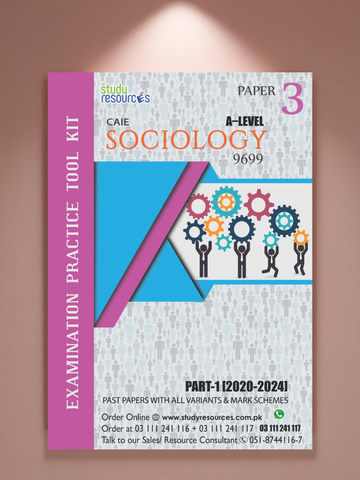 Cambridge A-Level Sociology (9699) P-3 Past Papers Part-1 (2020-2024)