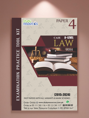 Cambridge A-Level Law (9084) P-4 Past Papers (2015-2024)