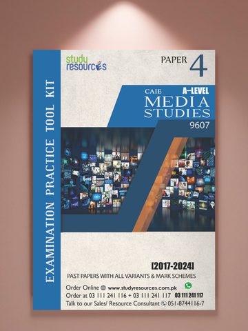 Cambridge A-Level Media Studies (9607) P-4 Past Papers (2017-2024)