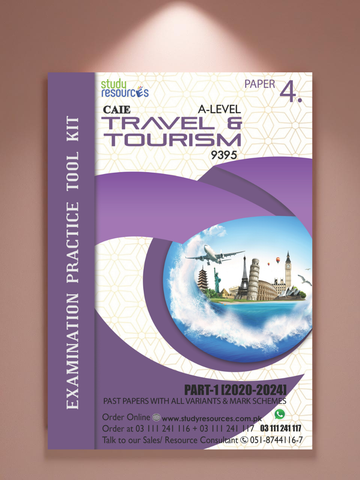 Cambridge A-Level Travel and Tourism (9395) P-4 Past Papers Part-1 (2020-2024)