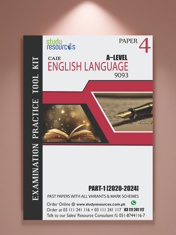 Cambridge A-Level English Language (9093) P-4 Past Papers Part-1 (2020-2024)