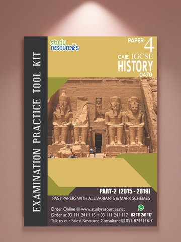 Cambridge IGCSE History (0470) P-4  Past Papers Part-2 (2015-2019)