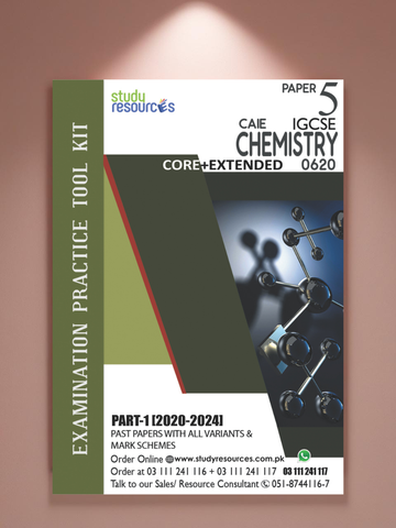 Cambridge IGCSE Chemistry (0620) P-5 Past Papers Part-1 (2020-2024) Core+Extended